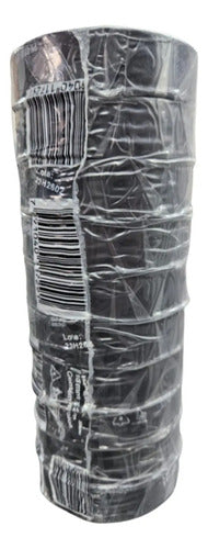 Fita Isolante Imperial 3m 18mmx20m Preta Kit Com 10 Peças Preto Fita Isolante Imperial 3m