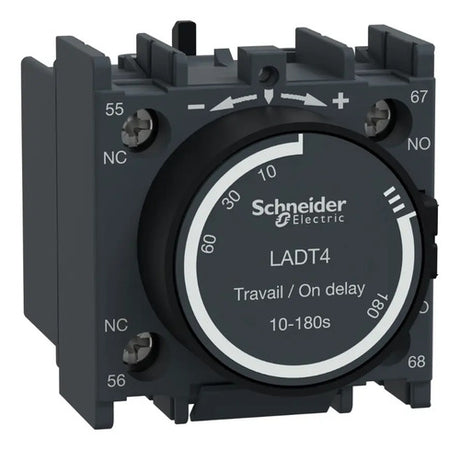Bloco De Contato Auxiliar De Retardo 10-180s Ladt4 Schneider 690 Vca
