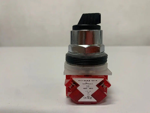 Comutador 30mm Manopla Curta 2nf 2posições 600v 9001ks11bh8