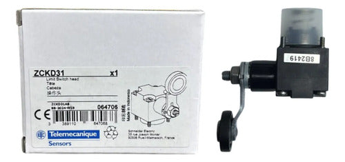 Cabeçote Para Chave Fim De Curso Zckd31 Telemecanique Preto