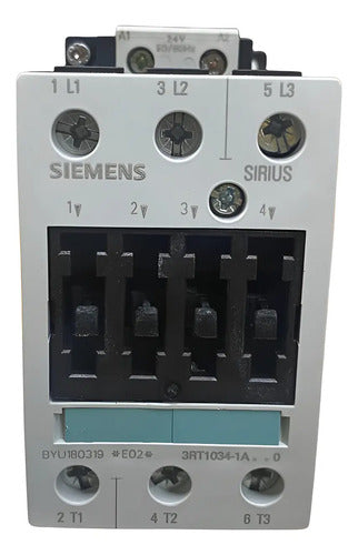 Contator 3rt1034-1ac20 32a Tripolar 24 Vca Sirius Siemens 24vca