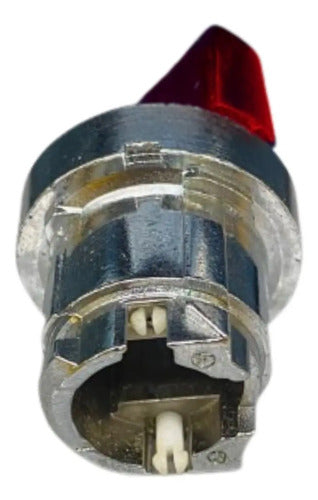 Cabeçote Para Chave Seletora Ø22mm 2 Pos Zb4bk1443 Schneider Vermelho