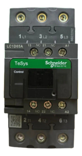 Contator Tesys 3p Ac-3 120vca 1na+1nf Lc1d65ag7 Schneider 120v
