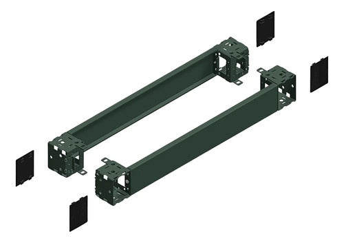 Elemento Frontal P/ Base Soleira Nsyspf8100 Schneider