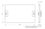 Placa Frontal Lvs03813 Schneider 150 X 250 Mm