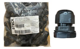 Kit C/ 25 Pçs: Prensa Cabo 1/2'' Bsp1/2 Preto S852cpti Steck