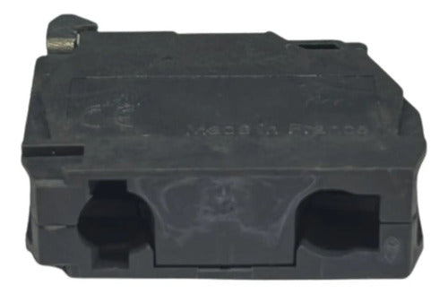 Kit Com 4 Peças: Bloco De Contato Fictício Zbe000 Schneider Preto