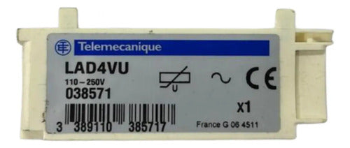 Bloco Antiparasita 110/250v Lad4vu Telemecanique 110250v