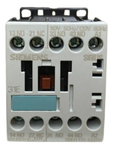 Contator Auxiliar 3rh1131-1ak60 3na+1nf 120v Siemens 127v