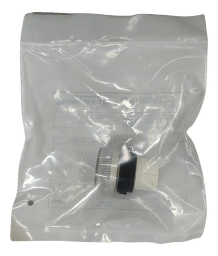 Kit Com 2: Botão Sinaleiro V221/10 22 Mm Bc Ace Schmersal Branco / Transparente Não Se Aplica