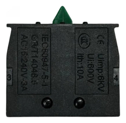 Kit Com 10: Bloco De Contato 1na Za2ee101 Schneider Não Informado 1na