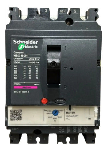 Disjuntor Compact Nsx160h-ma150 150a 3p Lv430834 Schneider