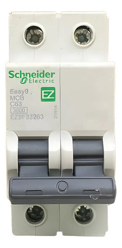Disjuntor Termomagnetico 63a 2p K32a2c63 Schneider