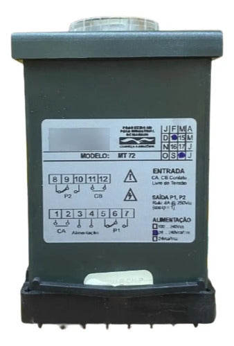 Rele Tempo Mt72w-r-dn 6seg/min 24/240v Coel -