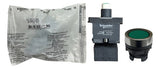 Kit Com 3: Botão Luminoso 1na 220/230vac Xa2ew33m1 Schneider Verde 220vca