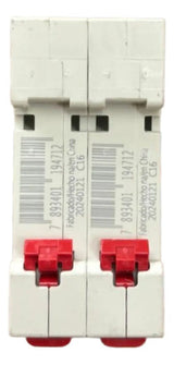 Kit Com 2 Peças: Disjuntor Sdd62c16 2p 16a Curva C 3ka Steck