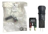 Botao 16mm Luminoso Com Retenção Verde Xb6af3b5b Schneider Verde 12-24vca/cc
