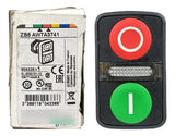 Cabecote P/ Botao 22mm Duplo Vd/vm Zb5aw7a3741 Schneider Verde E Vermelho