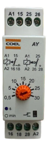 Rele Tempo Ay 30seg 100/220v Coel 220