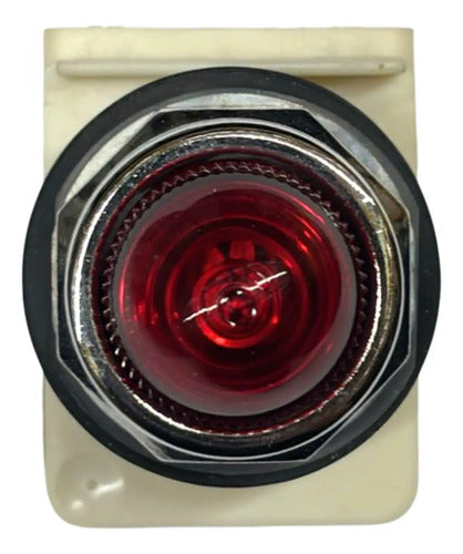 Sinaleiro 30mm Metálico 9001kp35lrr9 Vermelho Schneider Vermelho 24vca Cc