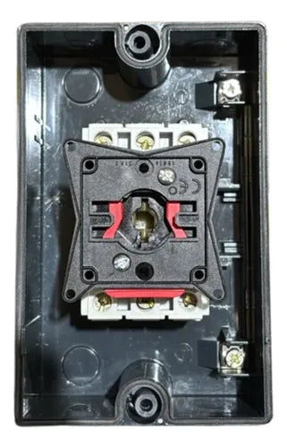 Interruptor Seccionador Vario Cofre Ip65 Vcf02ge Schneider 10 A 690v Vermelho/ Amarelo