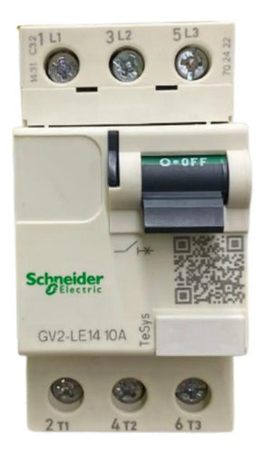Disjuntor Motor Magnético 10a Gv2le14 Schneider 690v 50/60 Hz