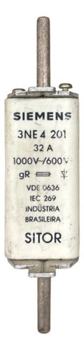 Elemento Fusível Sitor 3ne4201 32a Siemens 600v