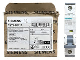 Disjuntor Unipolar Curva C 2a 230/400v 5sy4102-7 Siemens