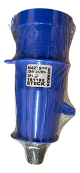 Kit Com 2 Peças: Plug N4279 32a 3p+t 220/240v Azul Steck 220/240 V