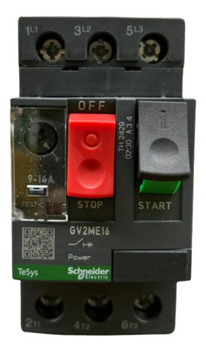 Disjuntor Motor Termomagnético 9-14a Gv2me16 Schneider 690v 50-60hz