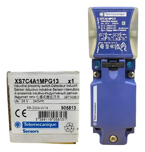 Sensor Indutivo 12...240v Pnp Xs7c4a1mpg13 Telemecanique