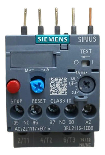 Relé Térmico De Sobrecarga 3ru2116-1eb0 2,8-4a Siemens -