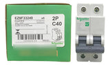 Kit Com 3 Peças: Disjuntor 3ka Curva C Ez9f33240 Schneider