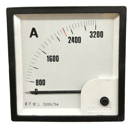 Amperimetro Fm96pc 3200/5a Travamento Em 2235a Ip54 Kron