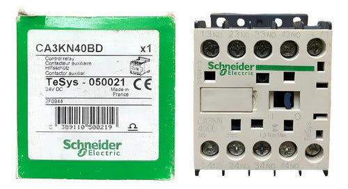 Contator Auxiliar Tesys K 4na 24vcc Ca3kn40bd Schneider 24vcc