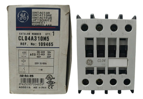 Contator 32a 1na 220v 50/60hz Ac3 Cl04a310m5 109465 GE