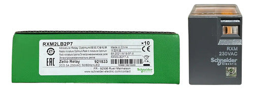 Kit Com 5: Rele De Interface Basico 2naf Rxm2lb2p7 Schneider