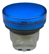 Kit Com 2: Cabeçote Para Sinalizador Azul Zb4bv06 Schneider Azul -