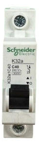 Kit Com 6 Peças: Disjuntor 1p K32a1c40 40a Schneider
