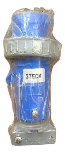 Plug S3076w 16a 2p+t 220/240v Azul Steck Azul