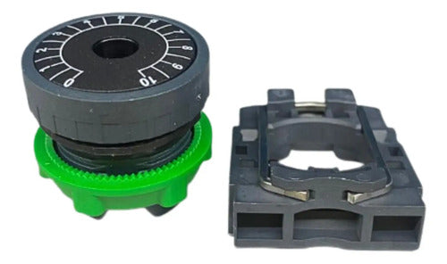 Cabeçote Para Potenciômetro 22mm Plástico Zb5ad912 Schneider Preto -