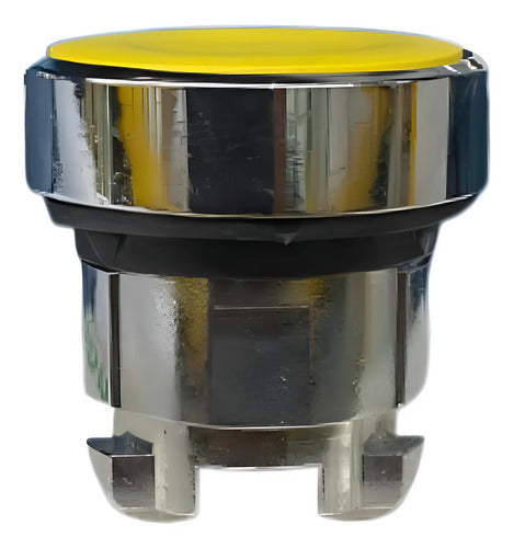 Kit Com 3: Cabeçote Para Botão 22mm Am Zb4ba5 Schneider Amarelo -