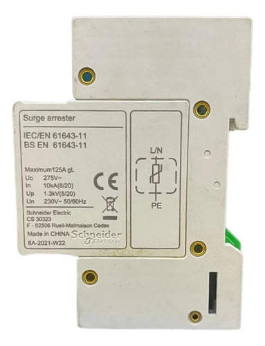 Kit Com 2: Protetor De Surto Dps 20ka Ez9l33120 Schneider