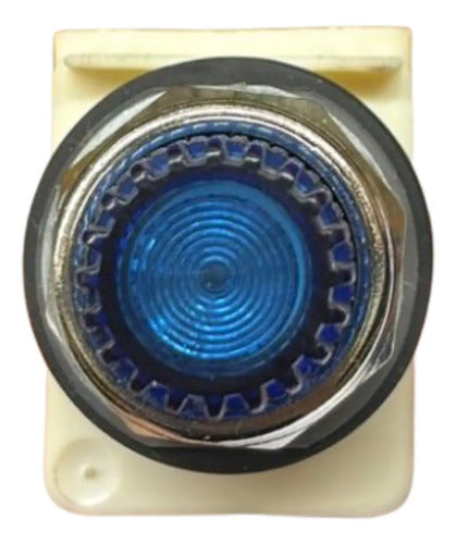 Botao Iluminado 30mm 1na 1nf Azul 9001k2l40lh13 Schneider Azul