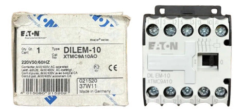 Contator Dilem-10 9a 1na 24vcc Eaton 24vcc