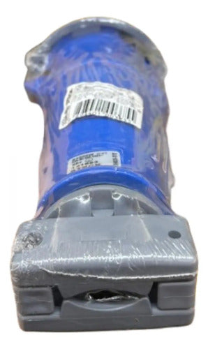 Acoplamento 2p+t 63a 200/250v 6h Azul Ip67 S3556w Steck Azul