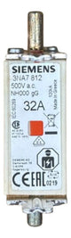 Kit Com 2: Fusível Nh000 Retardado 32a 500v 3na7812 Siemens 500v