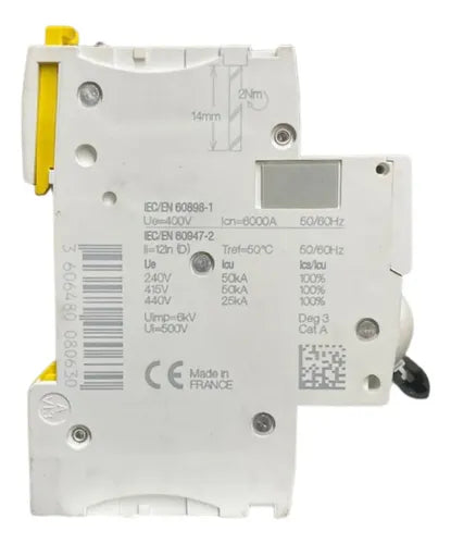 Disjuntor Acti9 Ic60n 2p Curva D 2a 440v A9f75202 Schneider