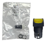 Kit Com 2: Cabeçote Para Botão 16mm Zb6cw5 Am Schneider Amarelo 0
