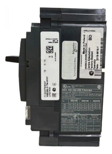 Disjuntor Compact Nsx250f Tmd 250a 3p 3d Lv431630 Schneider